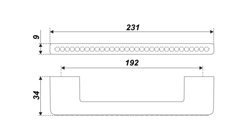BRD RS429CP/CrT.4 ручка-скоба 192 мм  хром полированный с кристаллами SALE