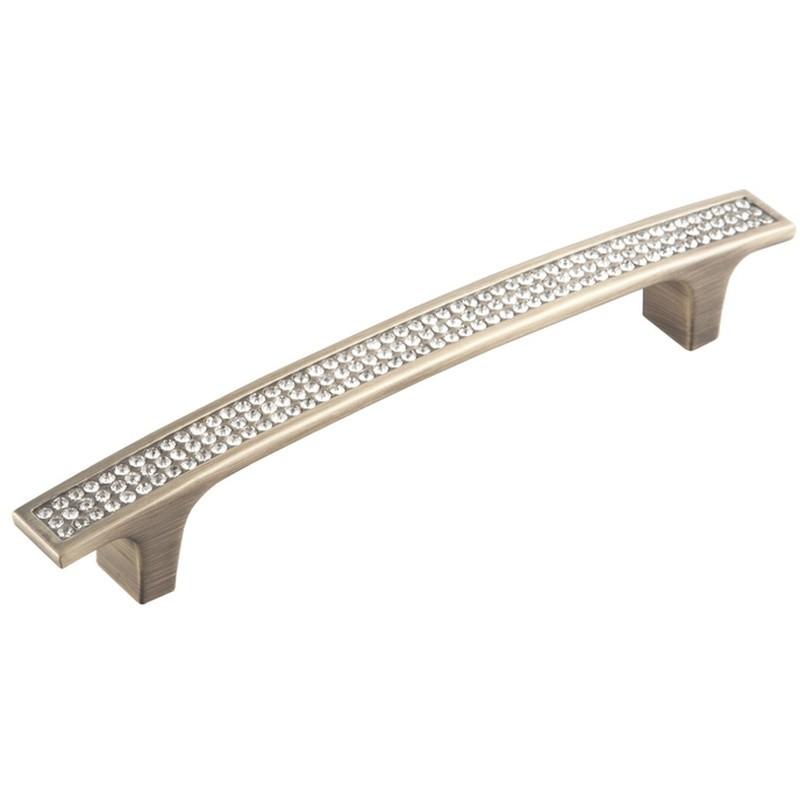 KR CRL08-128 BA ручка скоба 128 мм бронза со стразами SALE