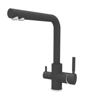 Смеситель FLORENTINA Клио  грей с подводом питьевой воды (стоп-лист)