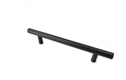 17722 Гратис ручка-рейлинг 192 мм, нерж., D=12мм, черный, облегченная (в стопе)