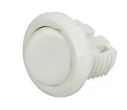 Выключатель врезной, белый