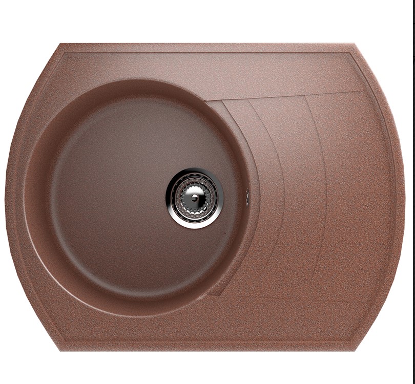 Мойка ULGRAN U-206-307овал универсальная терракот
