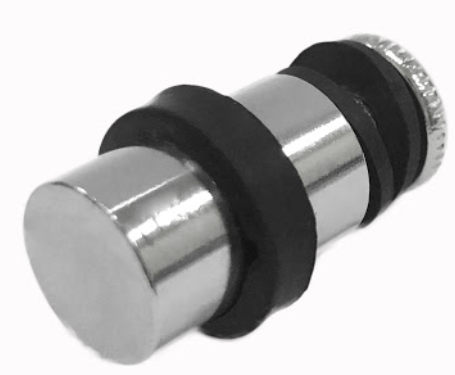 Полкодержатель для стеклянных полок бочонок, хром (стоп-лист)