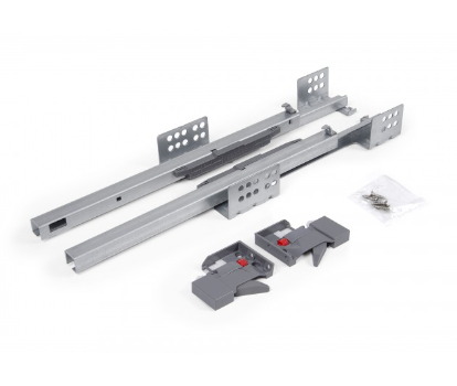 BRD DB7776/Zn направляющие скрытого монтажа В-Slide PUSH 450, неполн. выдв. (надвижной) (заказ)