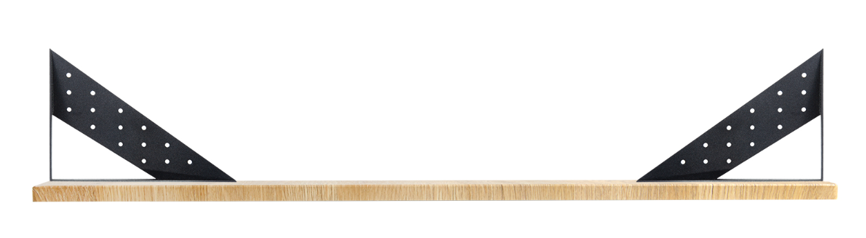 BRD P304BL.4 полкодержатель SKAT Черный (компл. 2 шт)