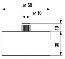 X-002 Опоры нерегулируемые Валмакс h 30 алюминий (TS) SALE