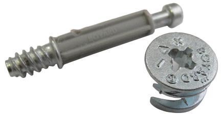 BRD Стяжка ST01/48/6/Zn/01 15*10 мм, дюбель резьба 6,3*11 мм (стоп-лист)