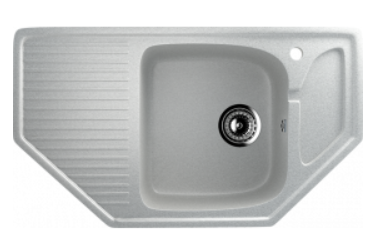 Мойка ULGRAN U-109-310 трапеция  серый