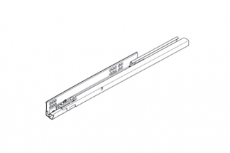 Направляющая Тандем L500 мм полного выдвижения с доводчиком, левая (стоп-лист)