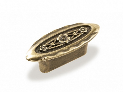 ВЛ FM-086 ручка-скоба 32мм серебро прованс/9003 белый матовый SALE