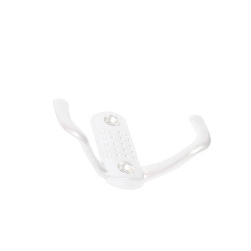 SETE Крючок TINA2 2-х рожковый с перфорацией белый