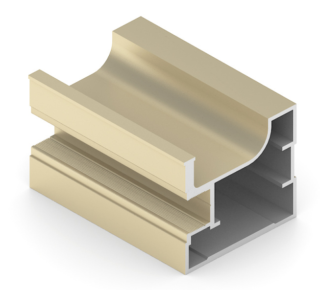 Аристо Вертикальный профиль "FUSION" золото матовое (снят)