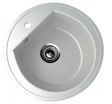 Мойка ULGRAN U-103-310 круглая  серый