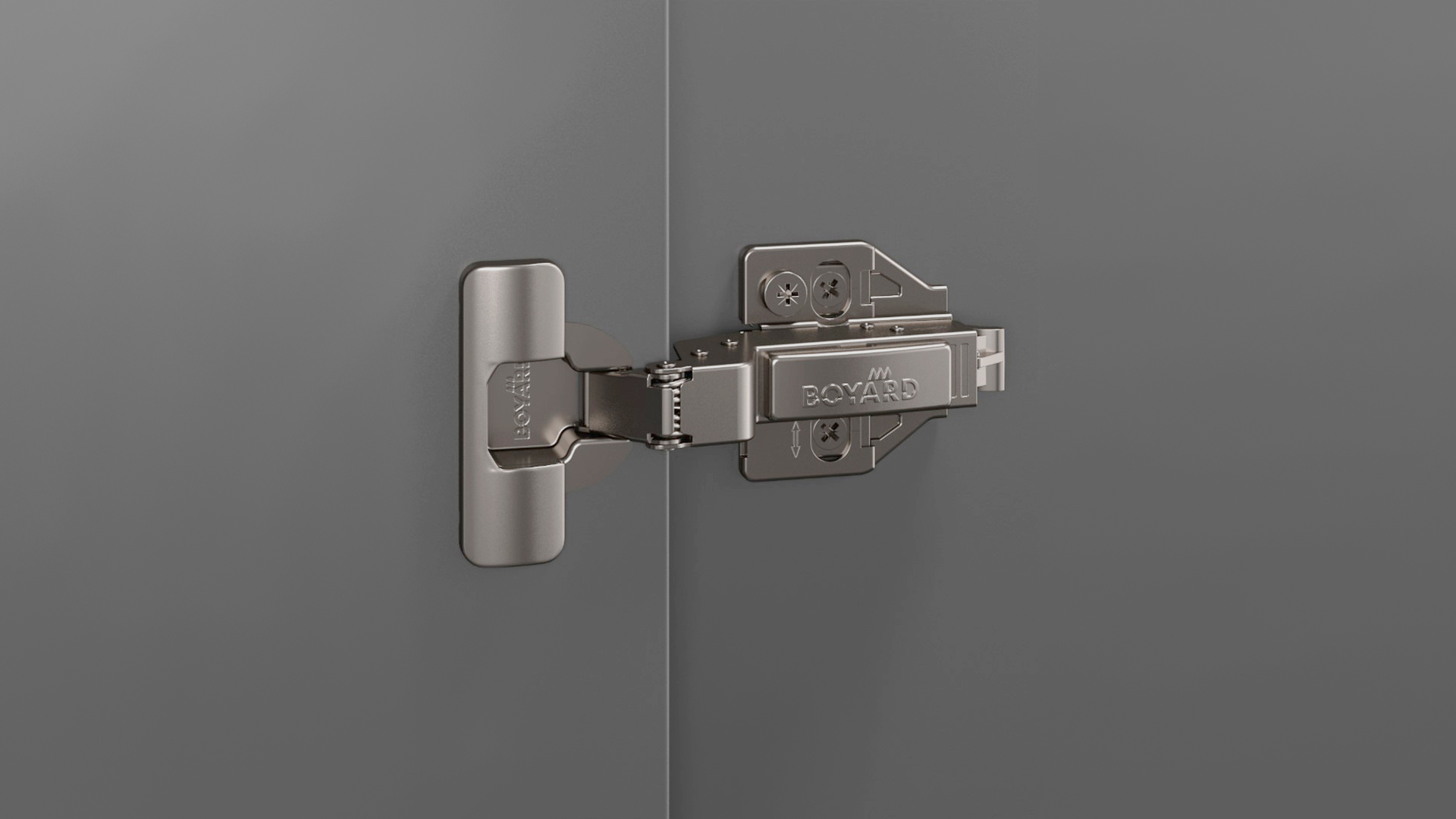 BRD H801С02 Петля вкладная EVO 90 град с дов, шнековая регулировка (без планки)