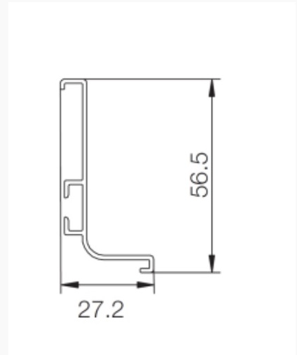 REHAU Ручка-профиль L 4100 Белый глянец Премиум Лайн ALU 00 039W SALE