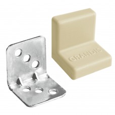 GRANDIS Уголок металлический + накладка 25*25 ясень