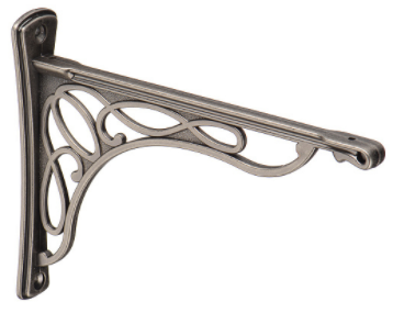 Кронштейн для полок малый MF-120 BAZ черненый старинный цинк SALE