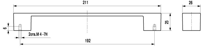 ВЛ FS-043 ручка скоба 128 мм Cr глянцевый/эмаль 395 черная SALE