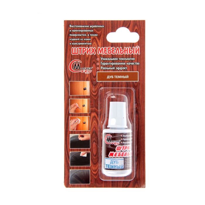 Штрих мебельный (блистер) дуб темный (стоп-лист)