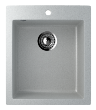 мойка ULGRAN U-404-310 квадратная  серый