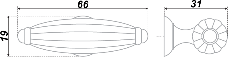 BRD RC021AB.5 ручка кнопка DEMURE старинная латунь (снято)