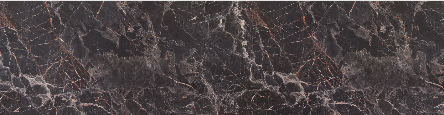 Столешница Проф-Стандарт КЕДР МК 3000*600*56мм 2 группа - Мрамор марквина черный 3029 (заказная)