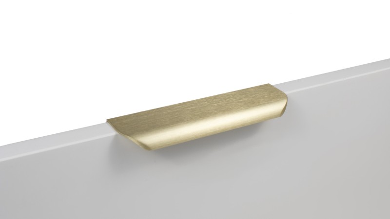 BRD RT110BSG.1/160/200 ручка торцевая 200 мм MONTE Брашированное cатиновое золото (заказ)
