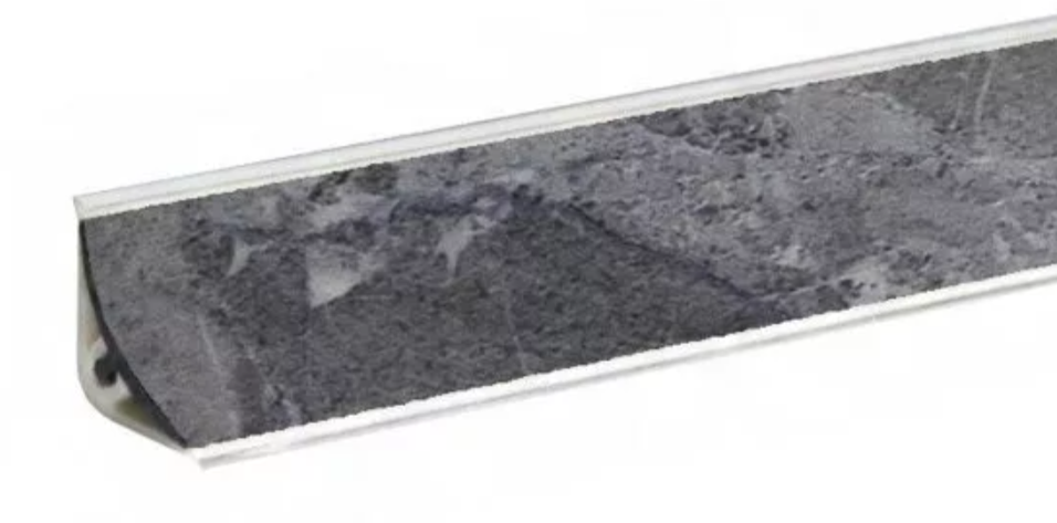 KORNER мини-бортик для столешниц 15*15*3000мм, LB-15 Мрамор маркв. син. 20-15-0-6147 (углы 6016зак.)