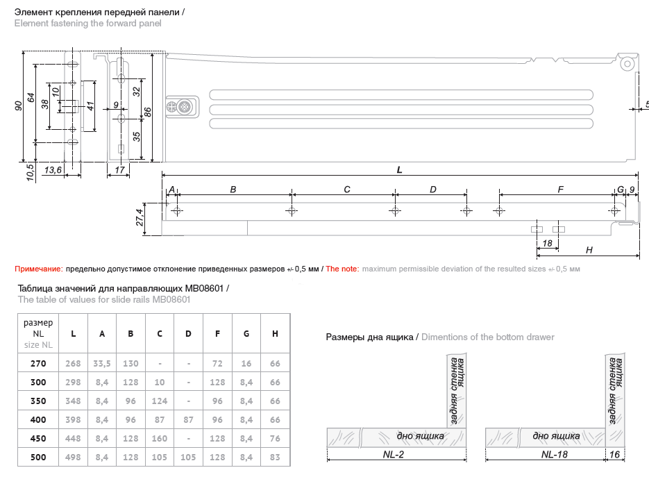 BRD MB 08601W метабокс 450 86 мм белый (снято)