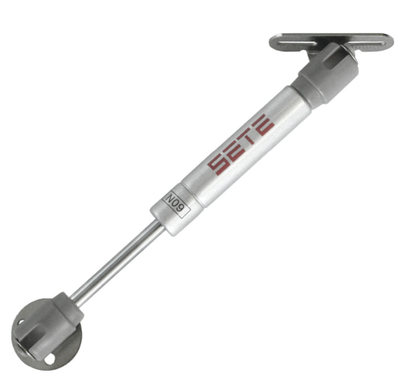 SETE Газлифт-мини на открытие вверх N80, 160мм,СЕРЫЙ