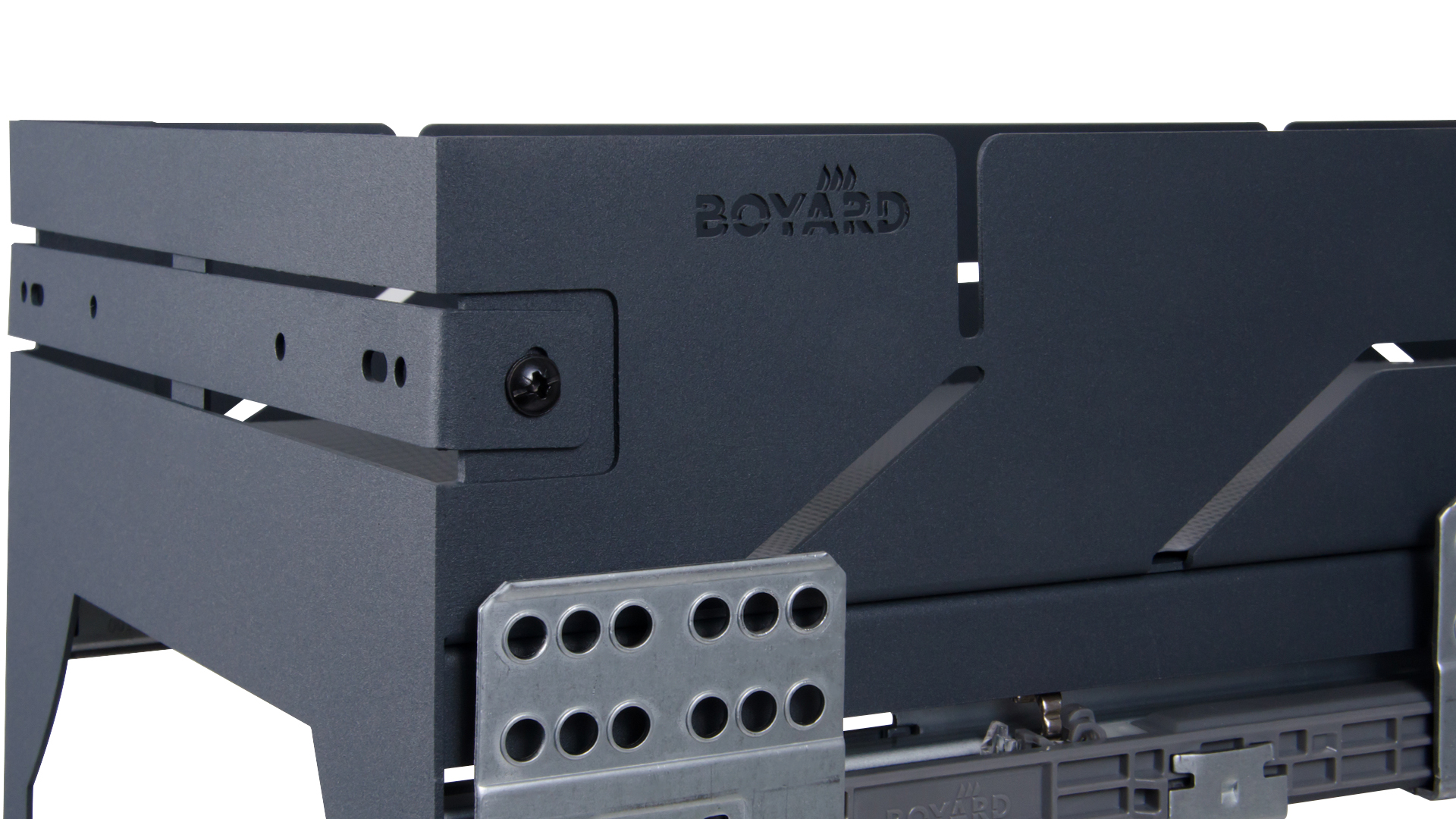 BRD Корзина выдвижная X.ERGO KR44/1/3/300/GRPH с доводчиком графит (заказ)