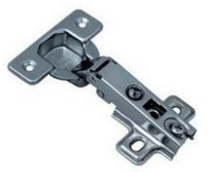 Петля полунакладная с доводчиком (301В)