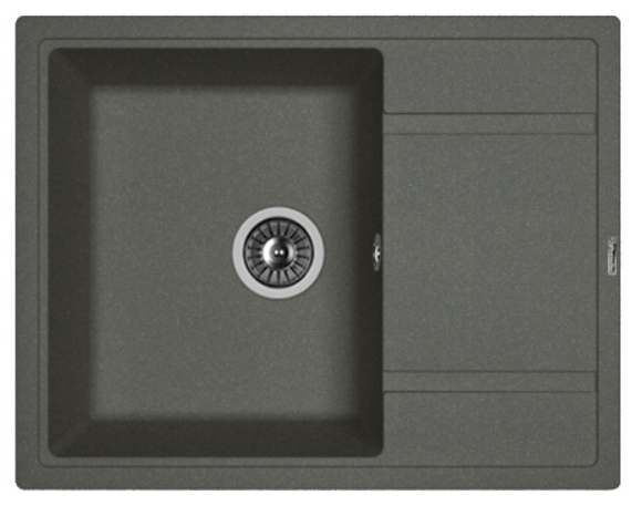 Мойка FLORENTINA Липси 650*510*217 черный (заказ)
