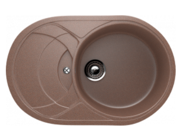Мойка ULGRAN U-110-307 овал универсальная терракот