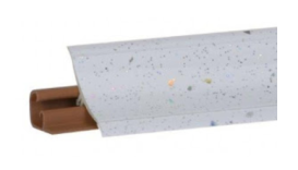 KORNER плинтус для столешниц 20*20*3000мм, LB-231-6082 "Белая искра глянец"(заказ)