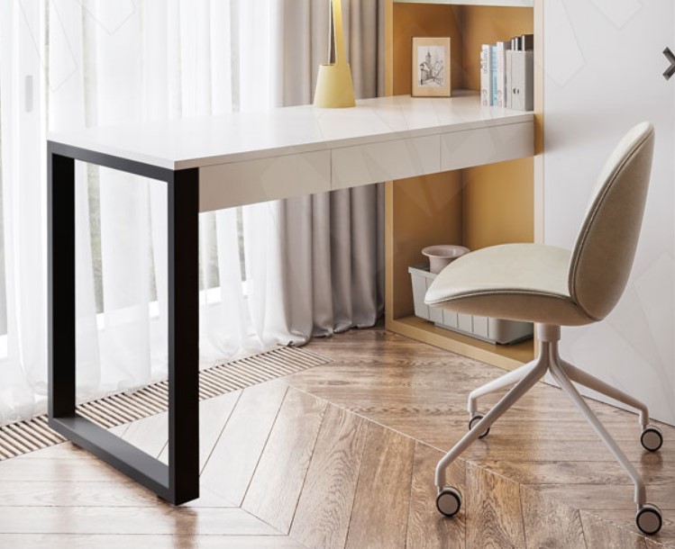 Опора для стола П-образная, 60х30, Н715+10мм, черный (заказ)