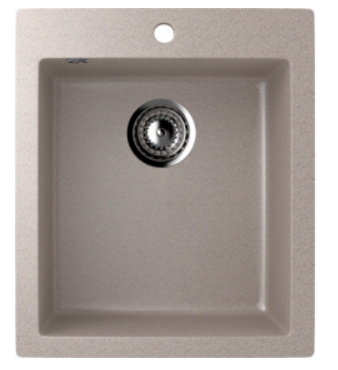 Мойка ULGRAN U-404-302 квадратная песочный