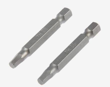 Набор бит ТУНДРА 2шт, HEX 4*50мм, S2 (под конфирмат/евровинт)