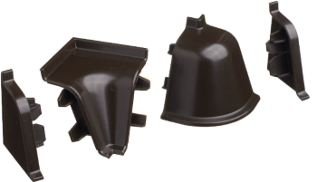 заглушки+ углы Rehau пластик темно-коричневый 73135 SALE