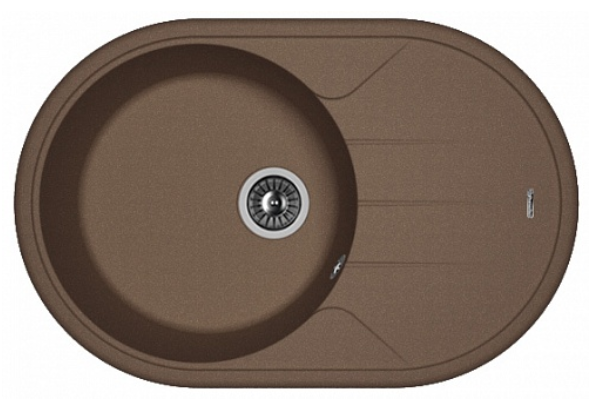 Мойка FLORENTINA Лотос 780*510*217  мокко (стоп-лист)