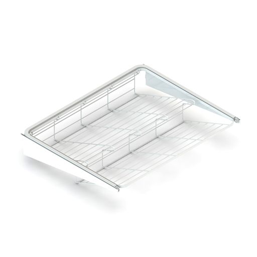 Аристо Выдвижная 2-х ярусная обувница L=550 металлик GSA 0338 SALE