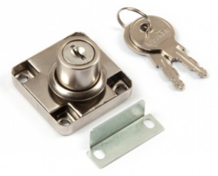 BRD замок мебельный Z110Ni.1 никель (снято)