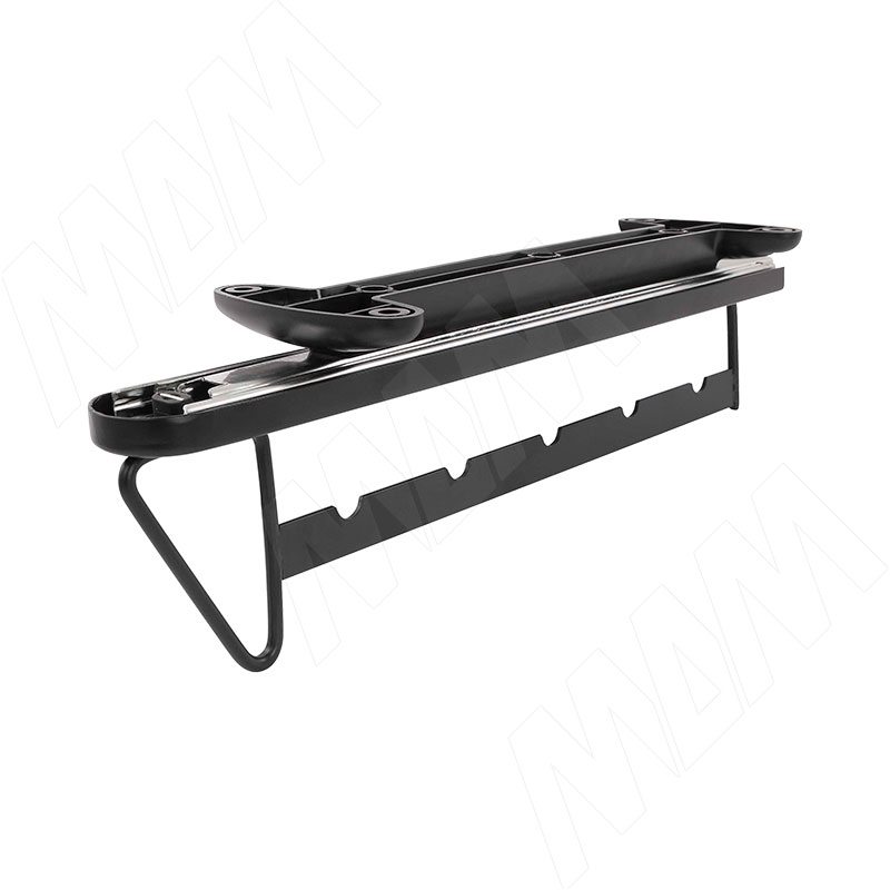 BELLE Выдвижная штанга 350 мм, черный, полн. выдв (заказ)