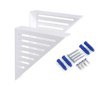 BRD P309W.4 полкодержатель BRIDGE Белый (комп. 2 шт.)