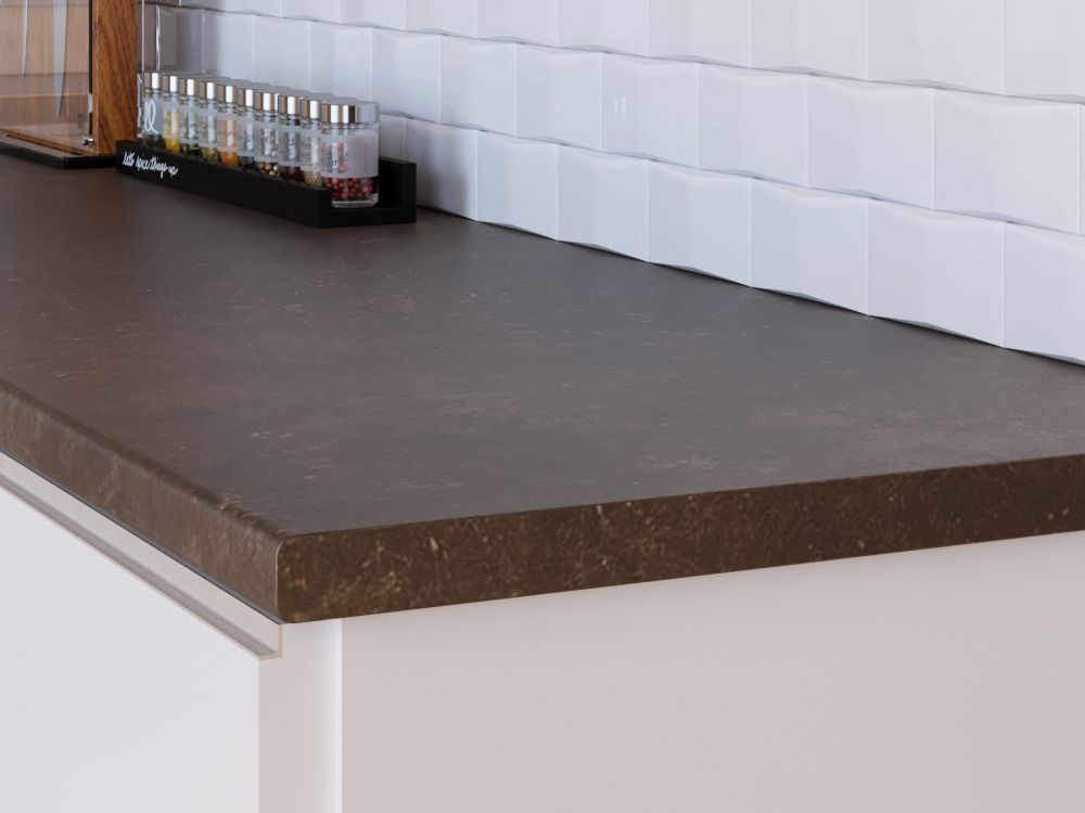 Столешница КЕДР МК 3000*600*38мм 2 группа - Паутина коричневая 8318/Е (снят)