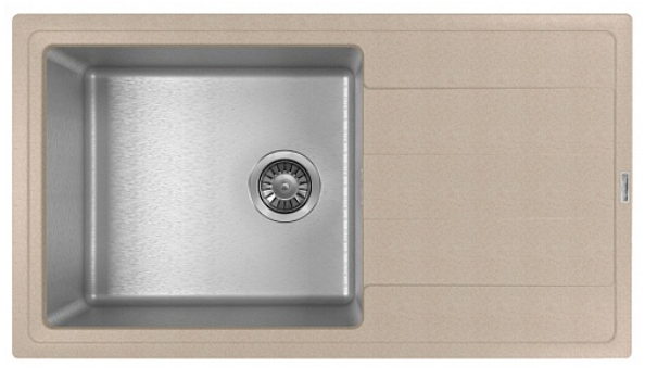 Мойка FLORENTINA Комби 860*480*235 песочный (стоп-лист)