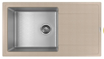 Мойка FLORENTINA Комби 860*480*235 песочный (стоп-лист)