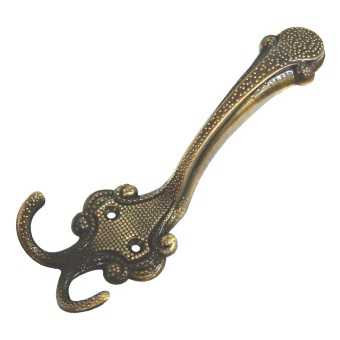 BRD K303AB.6 Крючок фигурный 3-х рожковый бронза (снято)