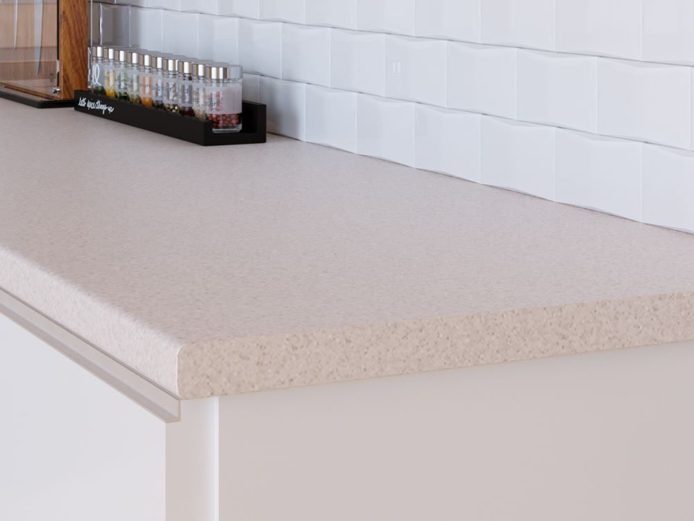 Столешница КЕДР МК 4000*600*38мм 1 группа - Семолина серая 3043/S (Берилл) SALE