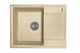Мойка FLORENTINA Консул 640*500*197 прямоугольная бежевый (стоп-лист)